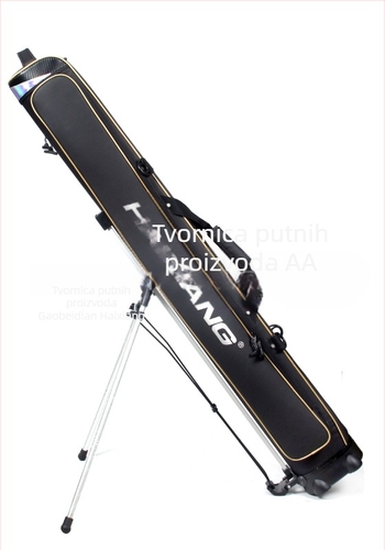 Torba za ribolovnu opremu s velikom kapacitetom, dužine 128 cm, vodootporna, s aluminijsko-magnezijskim nosačem.