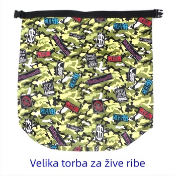 Sklopiva torba za žive ribe, za prijevoz autom i ribolovni pribor