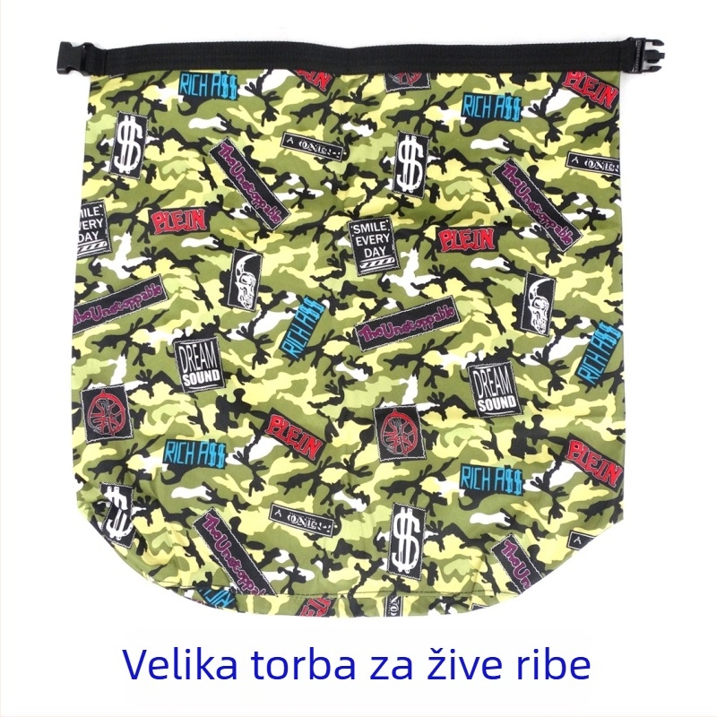 Sklopiva torba za žive ribe, za prijevoz autom i ribolovni pribor