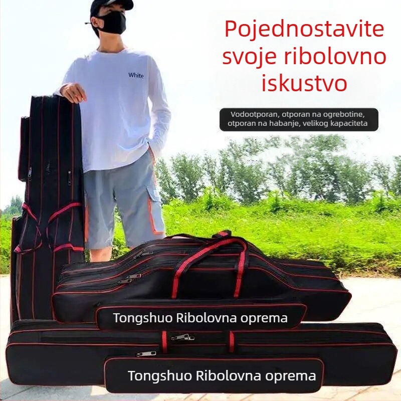 Tung Shuo vodootporna torba za štapove za ribolov, 70 cm–1.3 m, višeslojna torba za opremu za ribolov