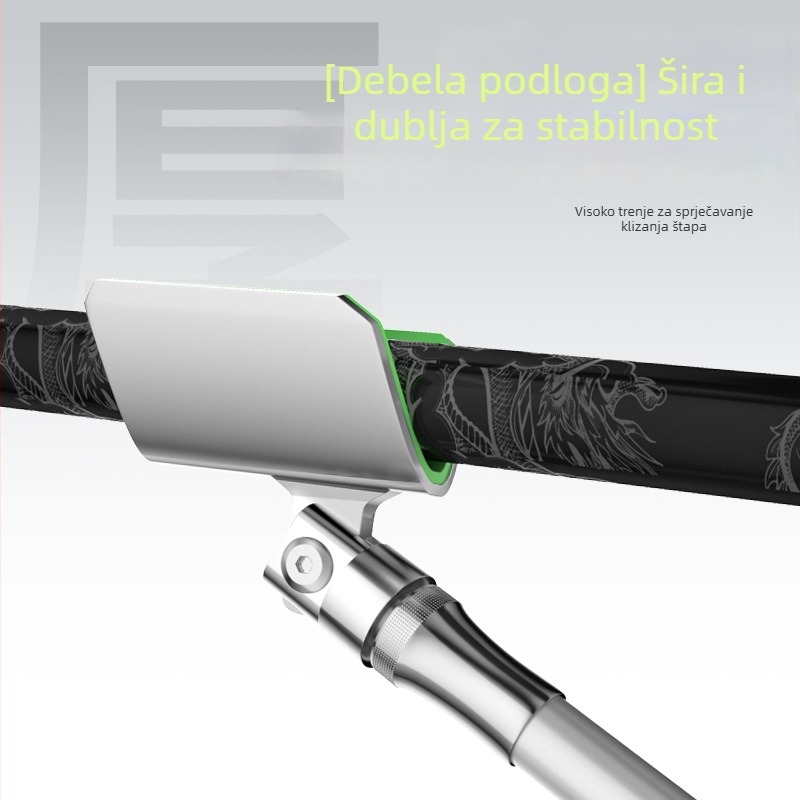 Držač štapa od karbonskih vlakana, ultralak i ojačan, za velike ribe