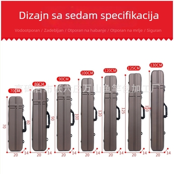 ABS vodootporna torba za ribolov s višenamjenskim pretincem za štap, ručna ili preko ramena