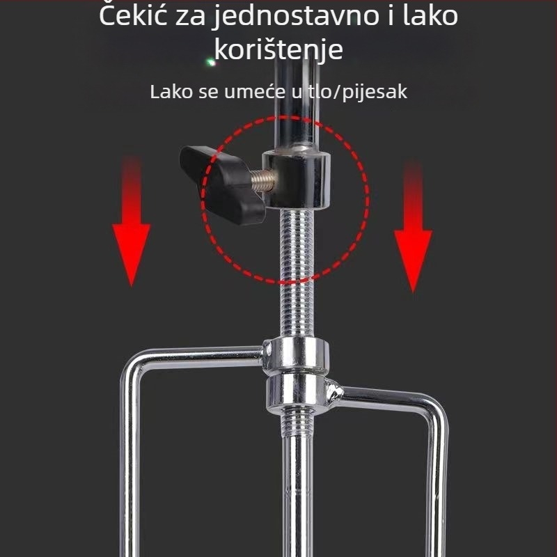 Prijenosni portalni okvir s podesivim debelim dugim nosačima – kompletan set