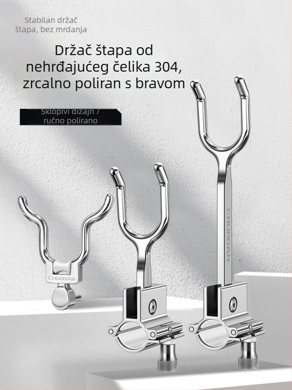 Držač štapa od 304 nehrđajućeg čelika za velike ribe, stražnje vješanje