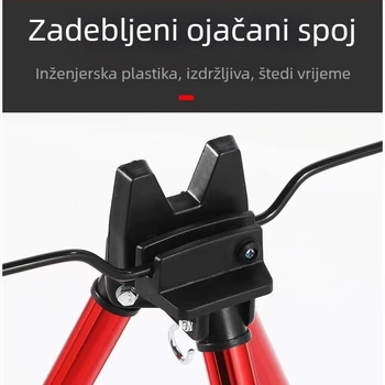 Stalak za morsku ribolov s opružnim mehanizmom, aluminijski trojnosni stalak, teleskopski okvir