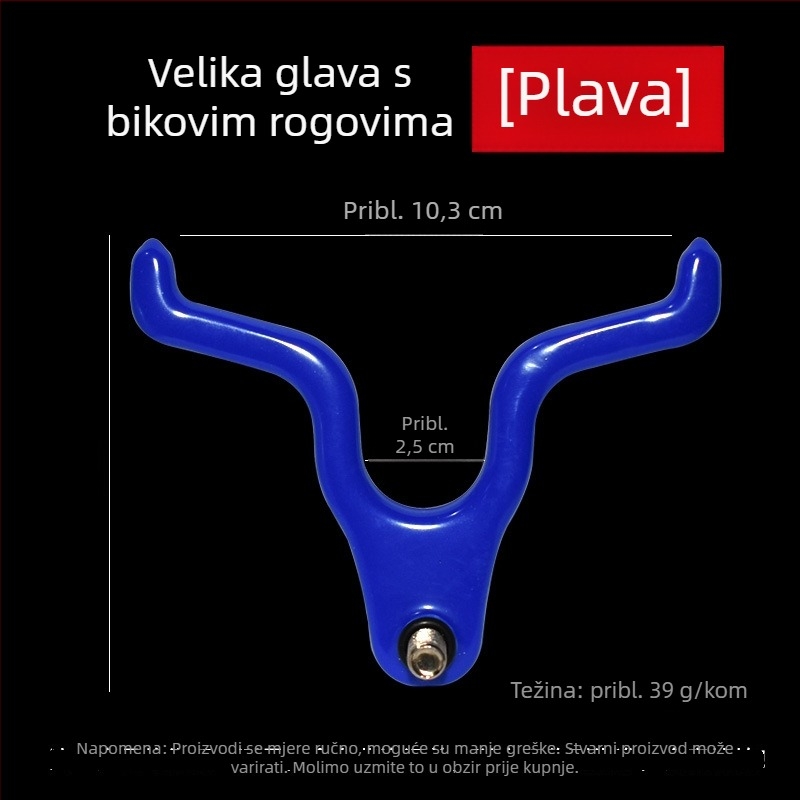 Nosač za štap za ribolov od aluminijske legure, glava nosača štapa s dizajnom roga jelena