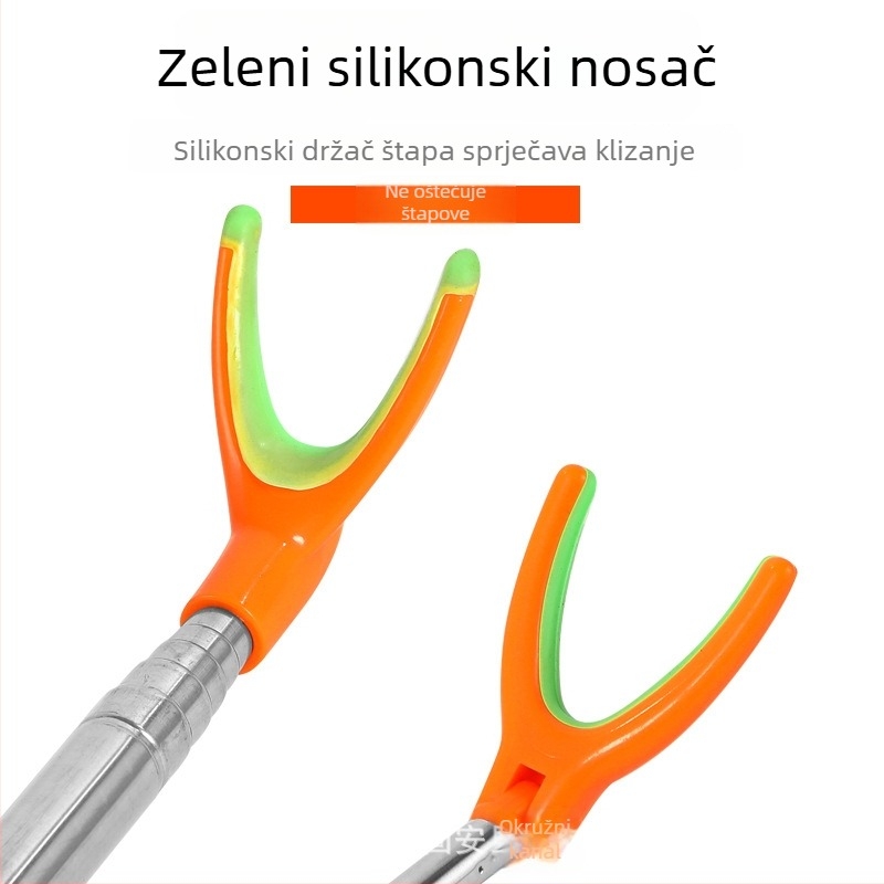 Držač štapa za ribolov od nehrđajućeg čelika s tornjasti držačem, utemeljivanje na tlu; prijenosna kutija za opremu i stolica za vanjsku upotrebu