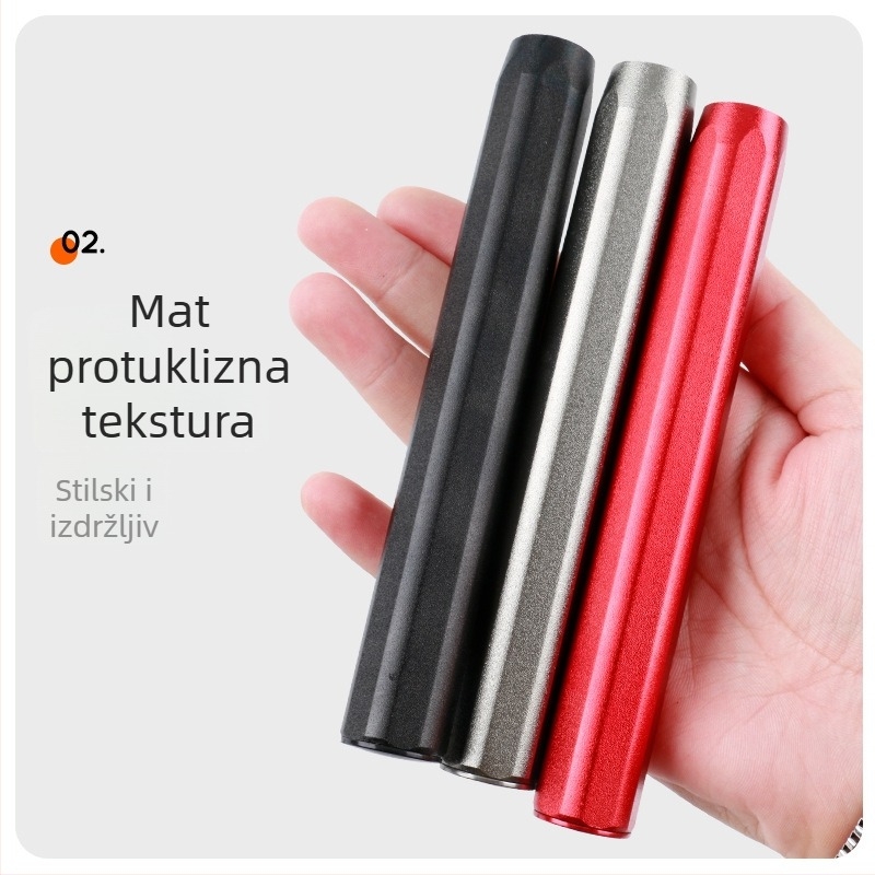 Aluminijski komplet dodataka za štap: zaštitni omotač ručke, nosač tornja, stražnja cijev za mrežu, pribor za prilagodbu štapa