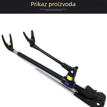 Nehrđajući čelični držač za štapove s postoljem za tlo, kutijom i stolicom