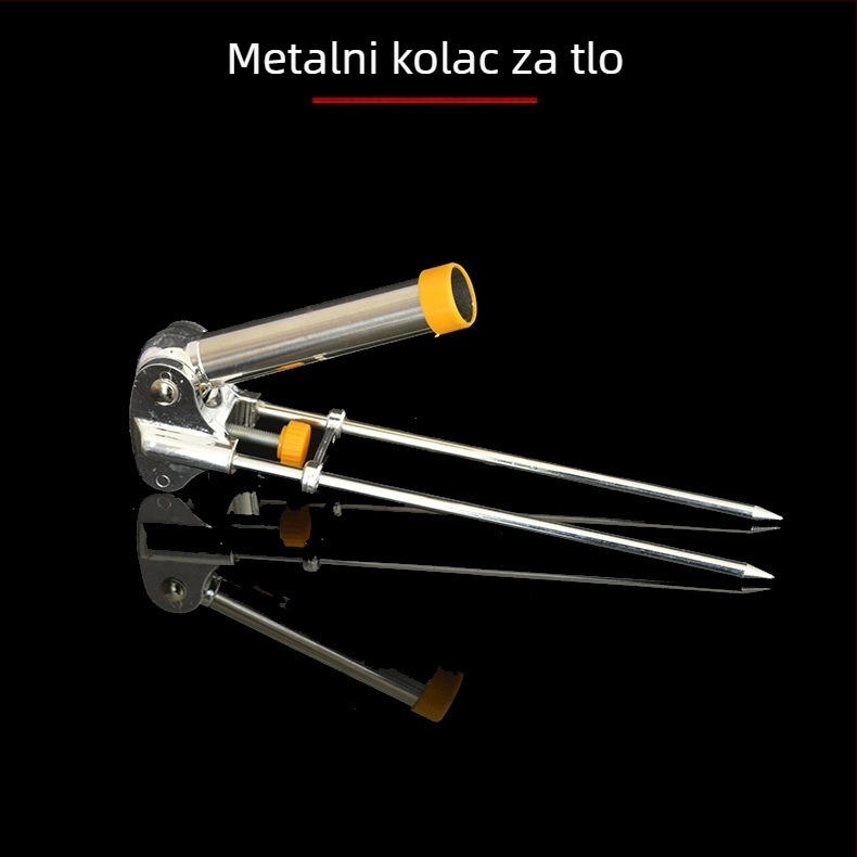 Karbonski držač za štapove za ribolov s tornjem, dvostruka namjena, kratak dio i kutija za ribolovnu opremu, duljine 1,7 m, 2,1 m i 2,4 m
