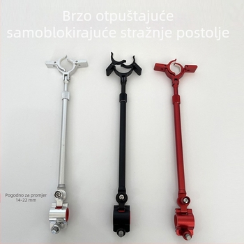 Držač za štapove od aluminijske legure s protivkliznim držačem i samouzavršavajućim nosačem