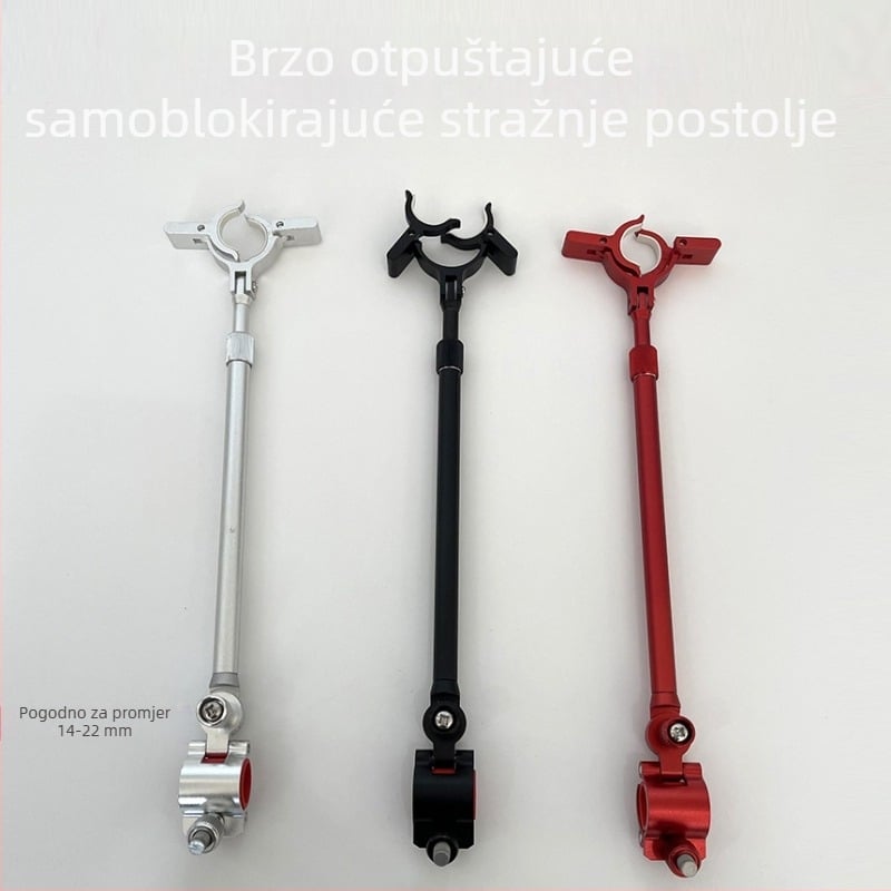 Držač za štapove od aluminijske legure s protivkliznim držačem i samouzavršavajućim nosačem