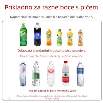 Raspršivač od nehrđajućeg čelika za bočicu s napitkom, kompaktni kućni vrtni raspršivač s push-pull reciprocirajućom akcijom