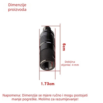Držač za morski štap u europskom stilu s brzim adapterom za nosač i priborom za spoj s alarmom