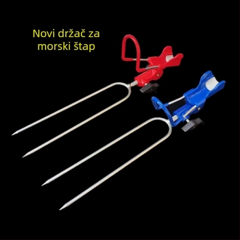 Dvofunkcijski držač za štapove s prilagodljivim položajem