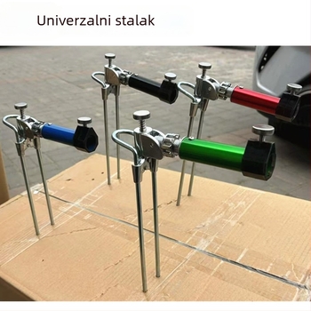 Univerzalni podesivi držač štapa od nehrđajućeg čelika za ugradnju u zemlju