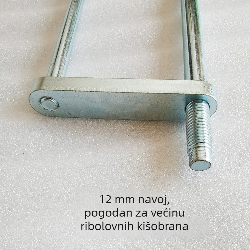 Držač za ribolovni kišobran od nehrđajućeg čelika s odvojivim kolčićem za zabijanje u tlo