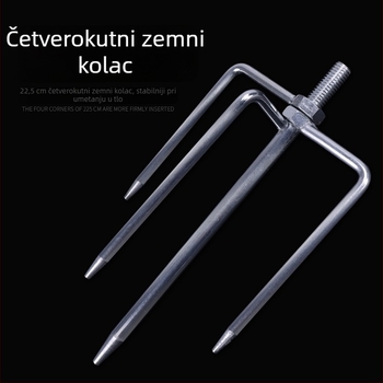 Tianhao Metalna trokraka podloga za ribarski kišobran