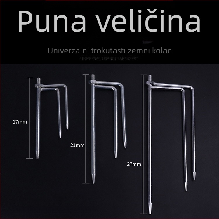 Tianhao Metalna trokraka podloga za ribarski kišobran