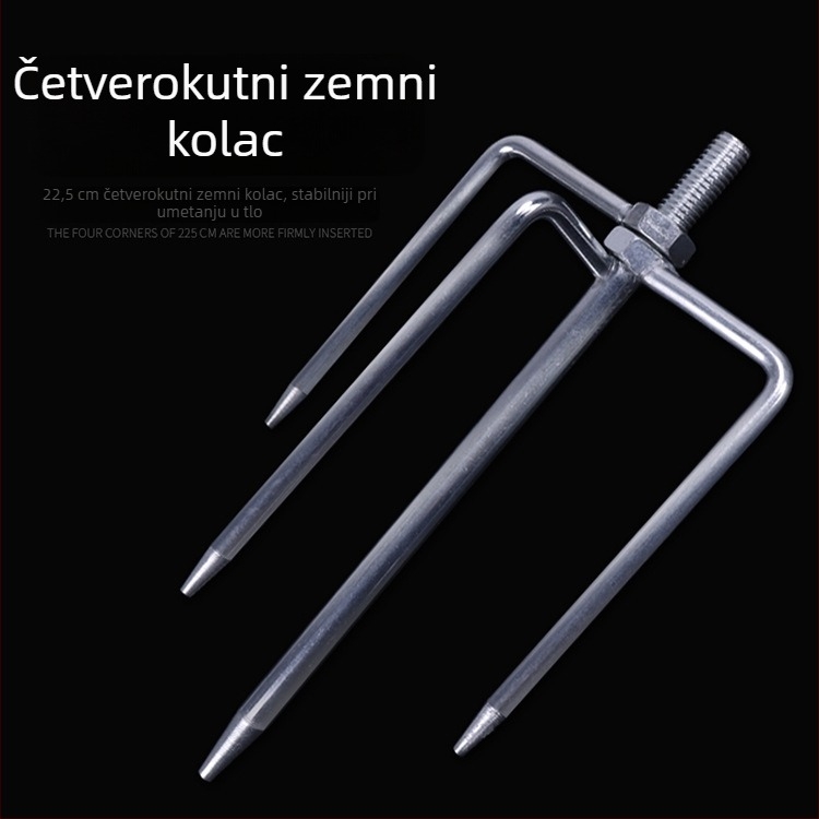 Tianhao Metalna trokraka podloga za ribarski kišobran