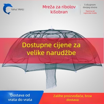 Sklopiva mreža za škampi, mreža za ribu i mreža za jastoge – ribolovna oprema