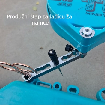 Produžni štap za posudu s mamcima, 180° rotirajući, dodaci za ribarski stolac i kutiju, aluminijska legura