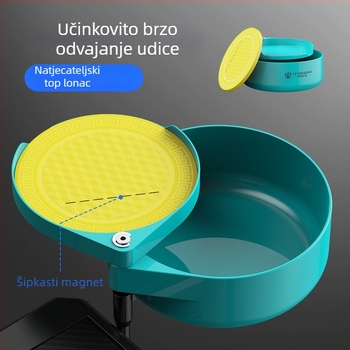 Camper Univerzalni magnetski pladanj za mamce s magnetskim otvaranjem, magnetsko spremište za mamce, kutija za ribolov sa sjedalom