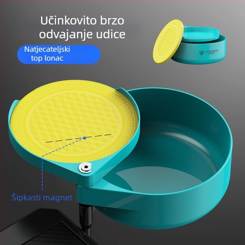 Camper Univerzalni magnetski pladanj za mamce s magnetskim otvaranjem, magnetsko spremište za mamce, kutija za ribolov sa sjedalom