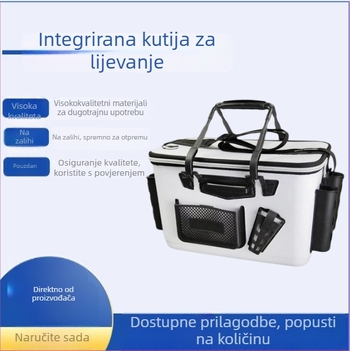 Kutija za ribolov sve-u-jednom s integriranim košem za ribu i pretincem za mamce, EVA materijal
