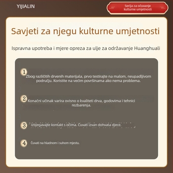 Održavanje Huanghuali narukvica uljem, maslinovo ulje za drvene rezbarije korijena, budističke molitvene perle i ručno nošeni ukrasi, bojanje i patiniranje