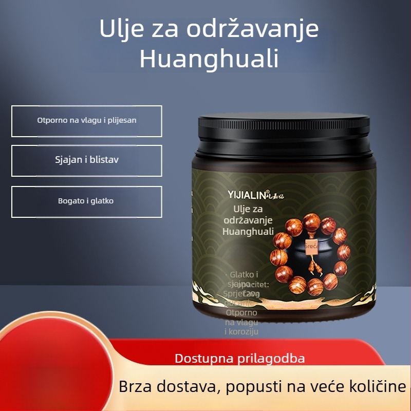 Održavanje Huanghuali narukvica uljem, maslinovo ulje za drvene rezbarije korijena, budističke molitvene perle i ručno nošeni ukrasi, bojanje i patiniranje