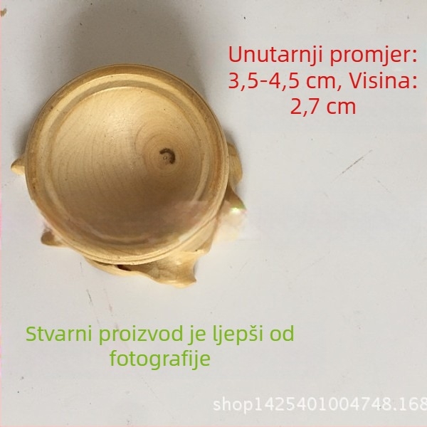 Ručna rezbarija korijena od boxwooda s bazom za kristalnu kuglu, Dongyang drvorezba za dom
