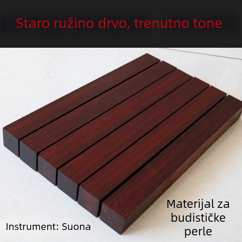 Ručno izrađeni klasični suona instrument od crvenog sandalovog drveta s originalnom korijenovom rezbarijom, stari materijal, graviranje pečata i materijal za budističke narukvice od perli