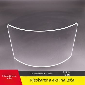Vizir za lice od pleksiglasa za pjeskarenje – zaštita od prašine i prskanja, za rezanje i brušenje.