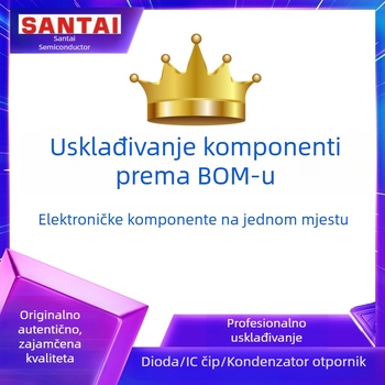 Elektronički dijelovi: BOM popis, diode, IC čipovi, MOS tranzistori, otpornici i kondenzatori — nabava na jednom mjestu