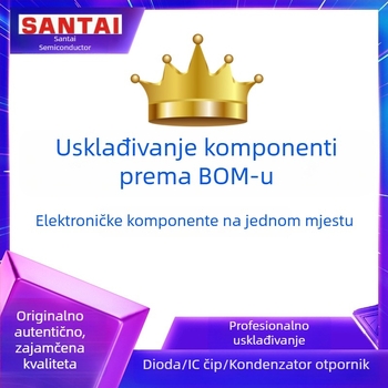 Elektronički dijelovi: BOM popis, diode, IC čipovi, MOS tranzistori, otpornici i kondenzatori — nabava na jednom mjestu