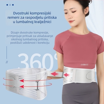 Lumbalna potpora za stabilizaciju kralježnice i ublažavanje protruzije diska, fitness pojas za struk