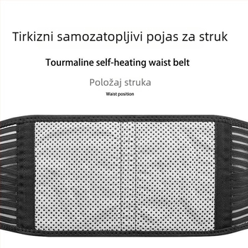 Turmalinski pojas za struk sa samonaraznim grijanjem za muškarce i žene, magnetsko grijanje i podrška trbuha za sport