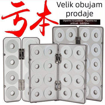 Set kutija za ribolov: kutija za glavnu liniju, organizator linije od silikona, kutija za plovke, držač olova, sjedalo plovke s osam prstena, Space Beans