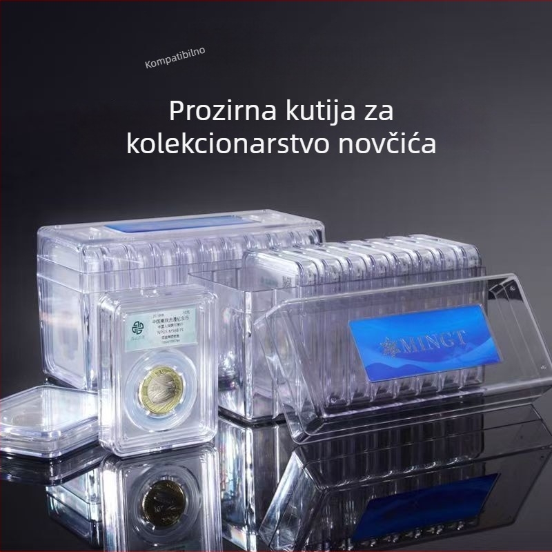 Mingtai PCCB kutija za zaštitu i pohranu minci s ocjenom za srebrne novčiće