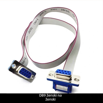 DB9 RS232 serijski produžni kabel za COM port matične ploče, muško–ženski priključci
