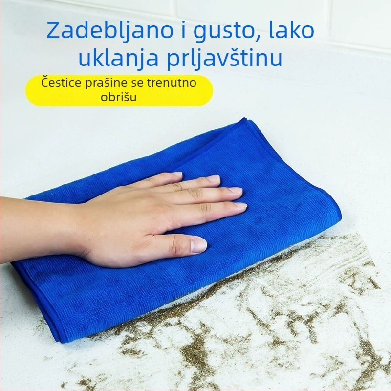 Perforirana krpa za mop za čarobni mop, debeli upijajući mikrovlakneni ručnik za kućno čišćenje podova