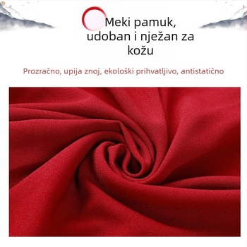 Little and Hill Tai Chi trenirka za odrasle, unisex, crvena, vrhunska kvaliteta za natjecanja i nastupe, proljeće–jesen