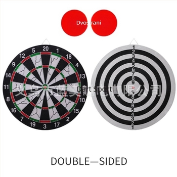 15-inčni profesionalni set za darts s igličnim tipom, dvostrano ciljna ploča za kućnu vježbu i igre