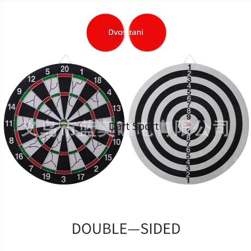 15-inčni profesionalni set za darts s igličnim tipom, dvostrano ciljna ploča za kućnu vježbu i igre
