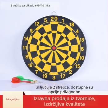 Papirnati dartboard za kućnu upotrebu, mali trening dartboard, veličine 6, 9 i 10 inča