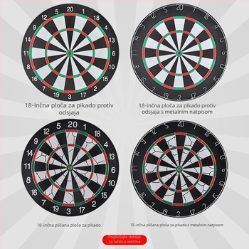 Prilagođena 18-inčna papirnata ploča za darts, za unutarnju i vanjsku uporabu