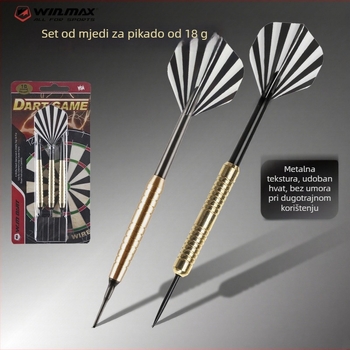 Set darts od mesinga 18 g i 20 g, s mekanim i tvrdim vrhovima, za unutarnju upotrebu, trening i natjecanja
