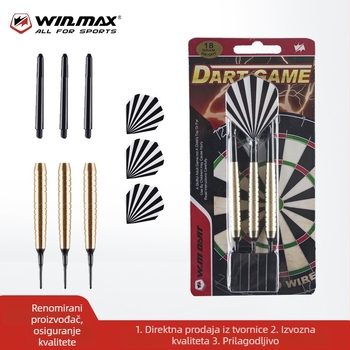 Set darts od mesinga 18 g i 20 g, s mekanim i tvrdim vrhovima, za unutarnju upotrebu, trening i natjecanja
