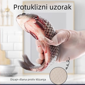 Nitril rukavice za pranje posuđa, izdržljive, s flis oblogom, debeli, vodootporne, za kućnu kuhinju
